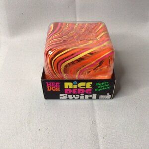 NeeDoh Orange / Yellowe Nice Berg Swirl Sensory Toy (1 Nice Berg Per Order)